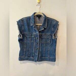Harold’s Denim Vest Women’s Size L